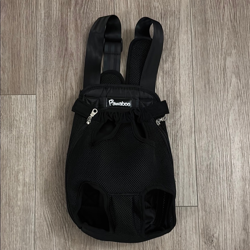 Pawaboo Black Pet Carrier Backpack szM
